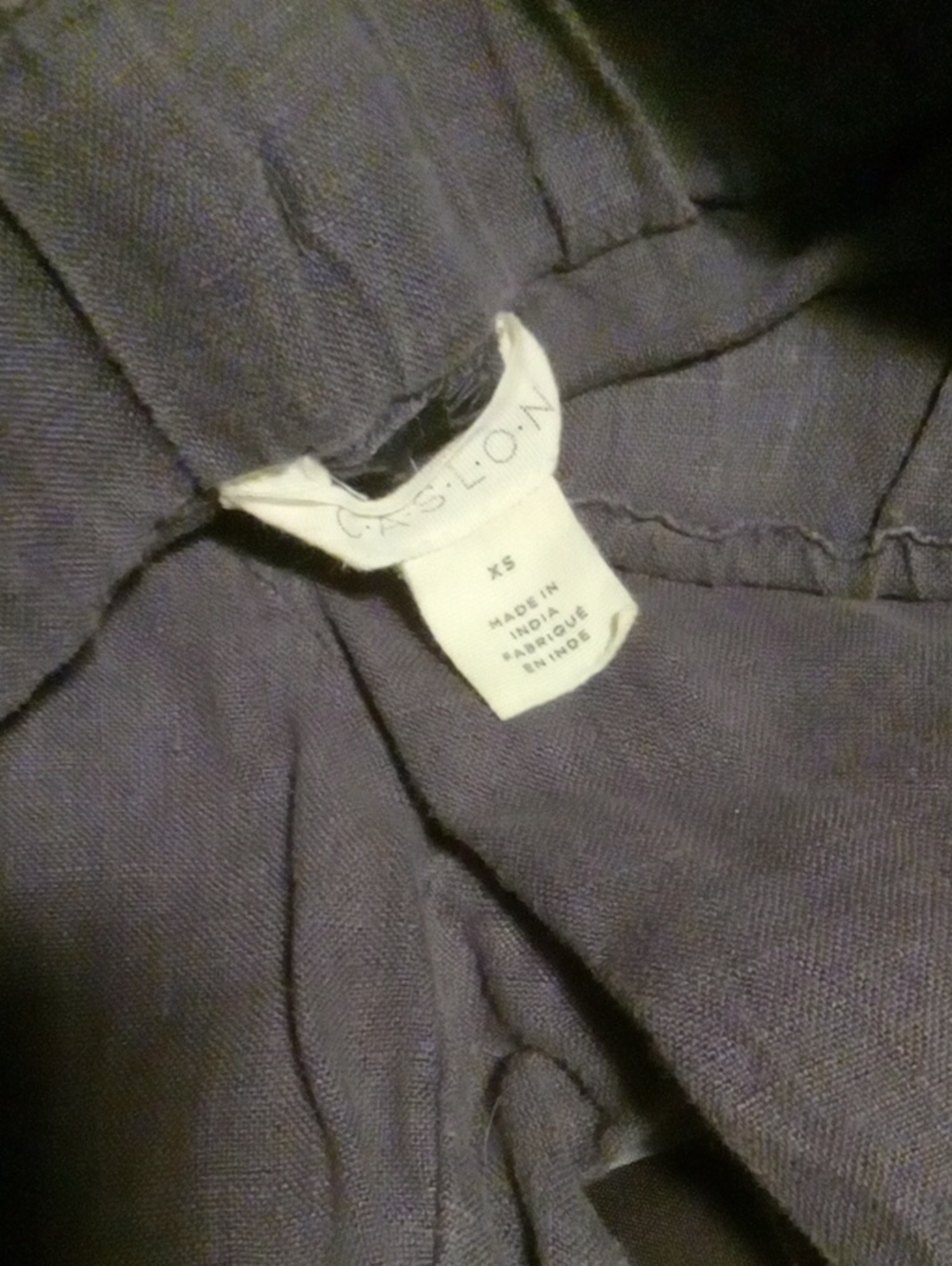 Caslon  Linen-Blend Pant in Charcoal